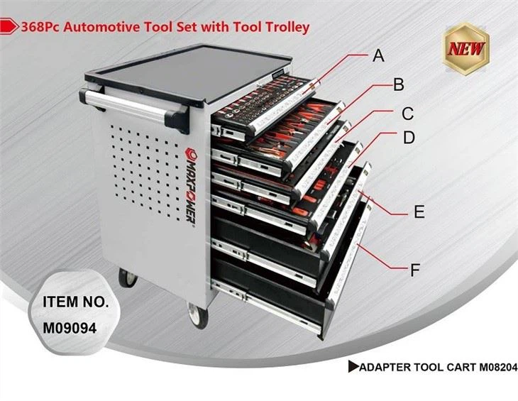 Tool Set With Tool Trolley